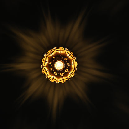 Pendant lamp | Wooden Ceiling lamp | Wooden Hanging lamp | handcrafted | Home decore | Chandelier Light